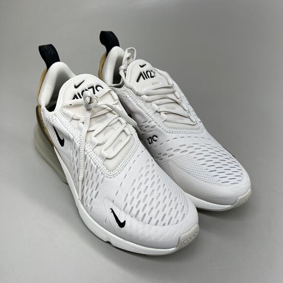 Nike Shoes - NIKE W Air Max 270 Foam Insole Mesh Sneakers Women's Sz 7 White Gold DZ77736 001